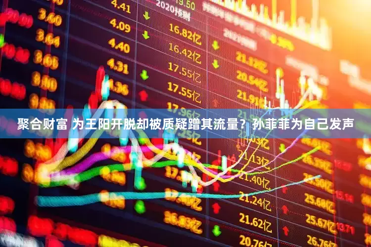 聚合财富 为王阳开脱却被质疑蹭其流量？孙菲菲为自己发声