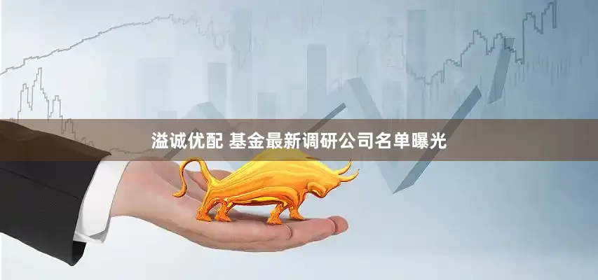 溢诚优配 基金最新调研公司名单曝光