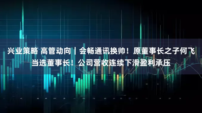兴业策略 高管动向|会畅通讯换帅!原董事长之子何飞当选董事长!公司营收连续下滑盈利承压